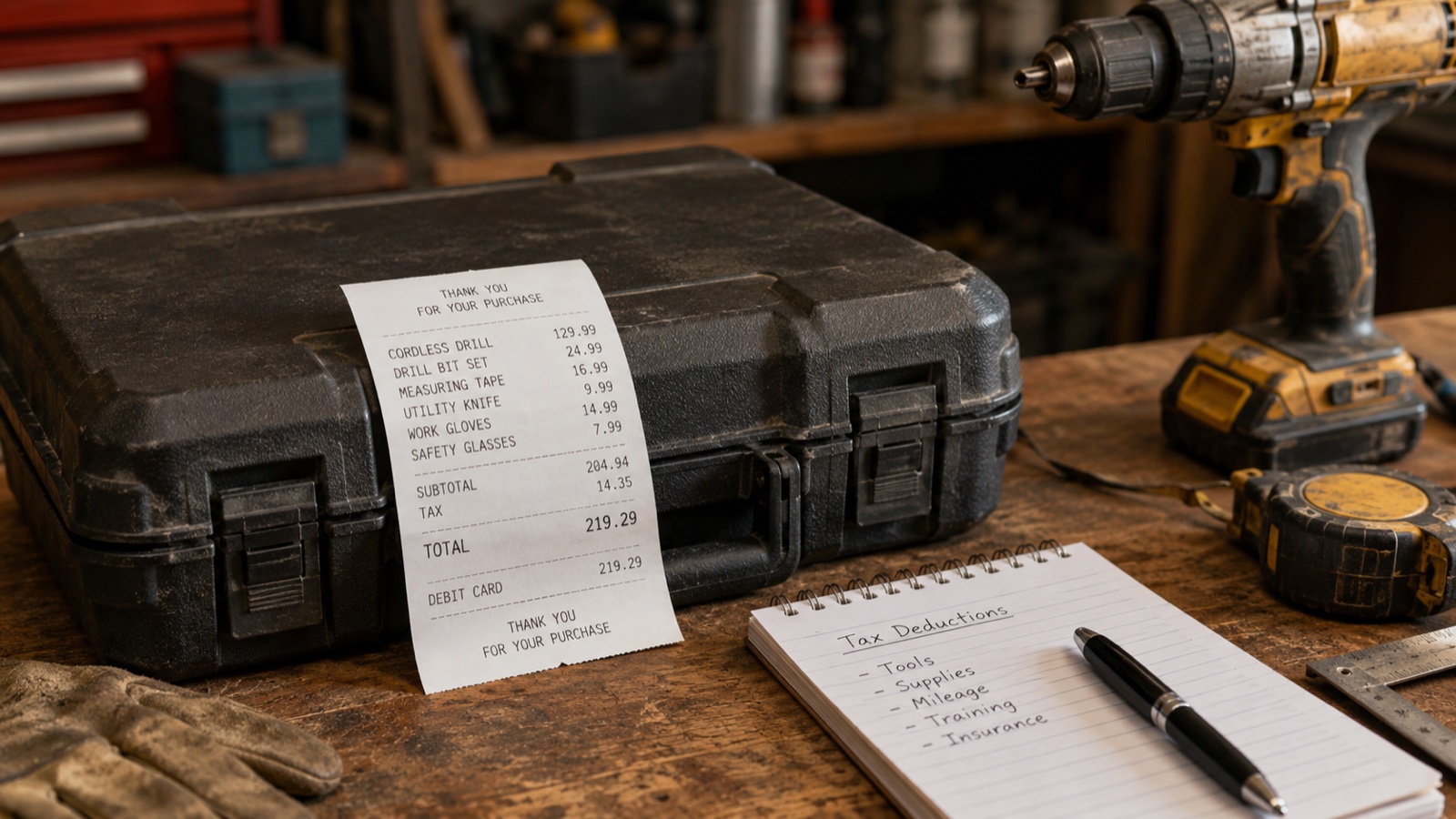Tax Deductions for Contractor Tools: What You Need to Track